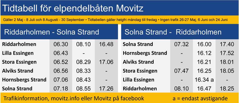 Tidtabell Movitz 2022